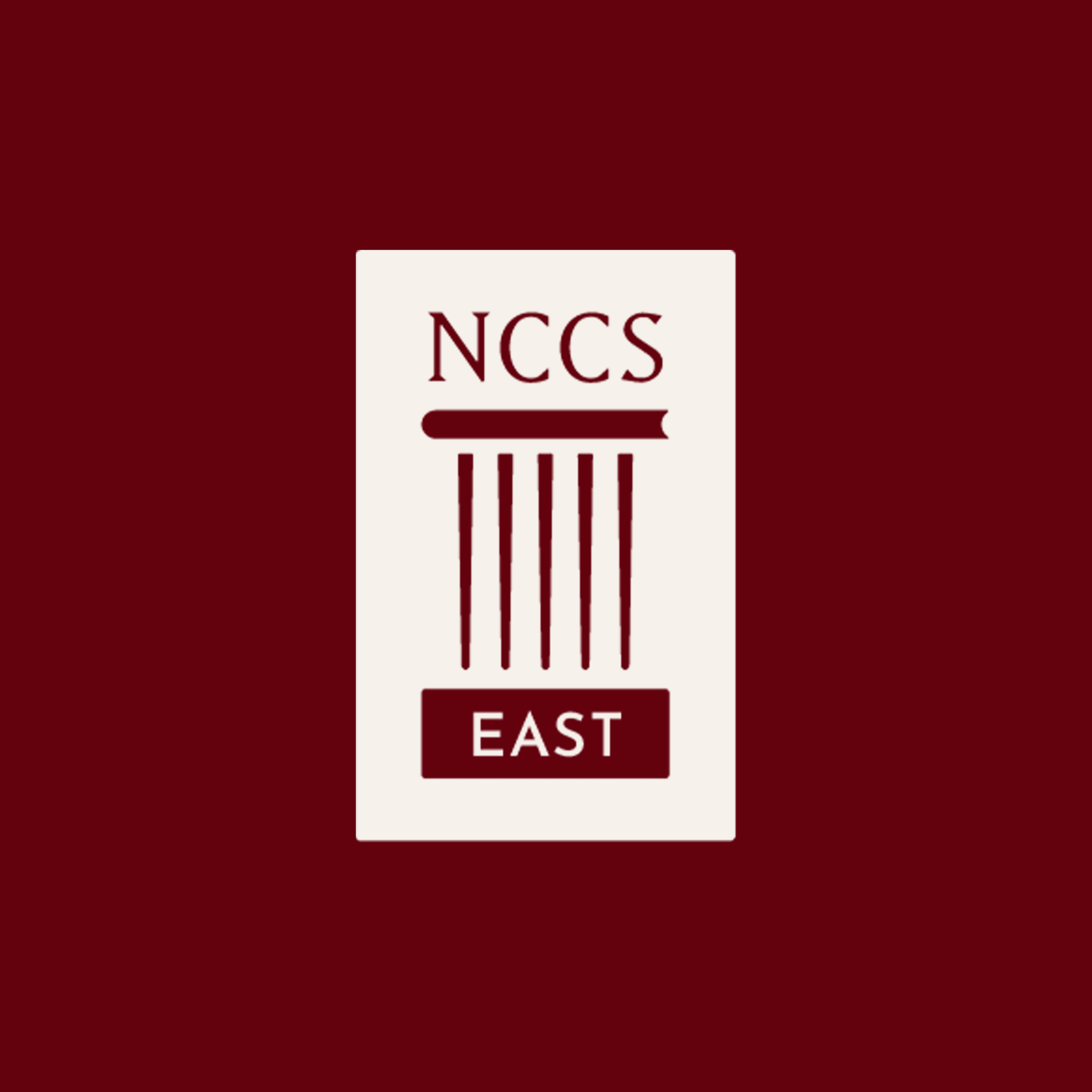 No Picture placeholder, NCCS East badge logo on maroon background
